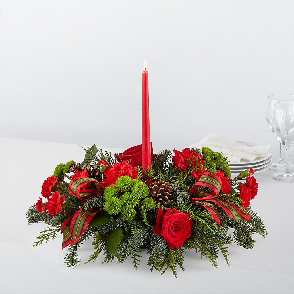 By the Candlelight Centerpiece – New Rochelle Florist, New Rochelle NY