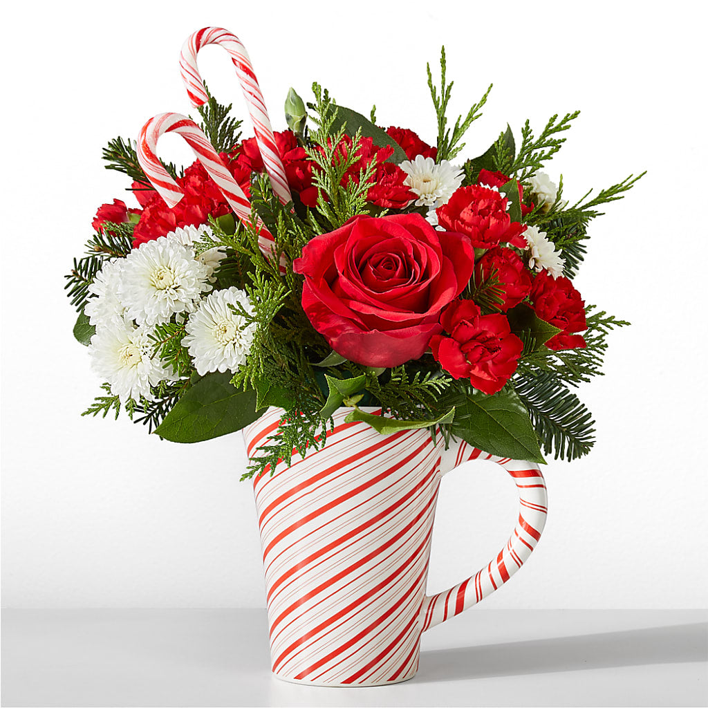 Peppermint Swirl Mug – New Rochelle Florist, New Rochelle NY