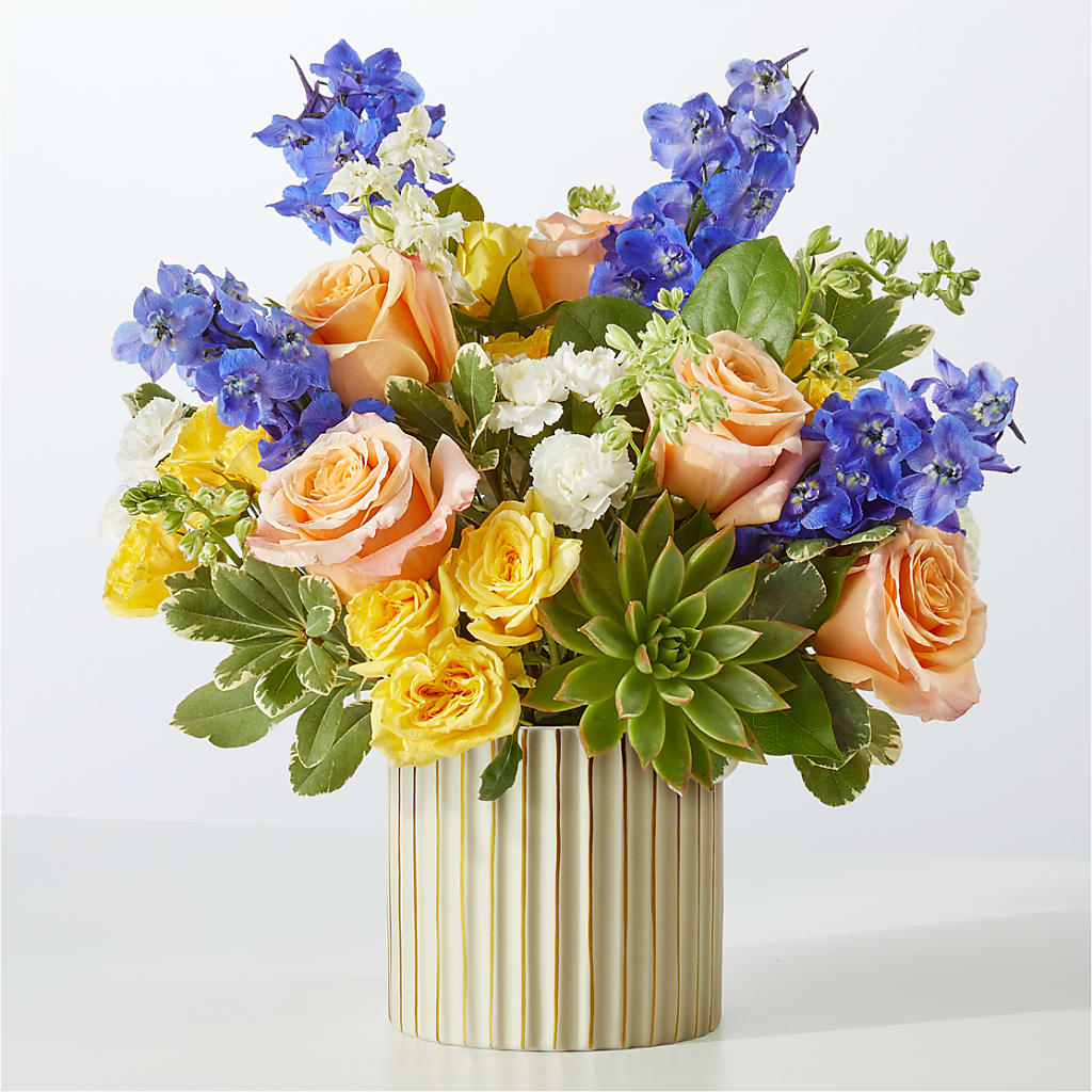 Cobalt Reverie Bouquet – New Rochelle Florist, New Rochelle NY
