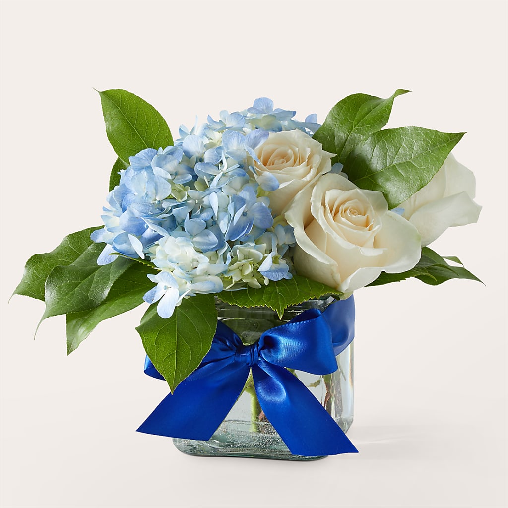 Sky Blue Delight Bouquet – New Rochelle Florist, New Rochelle NY
