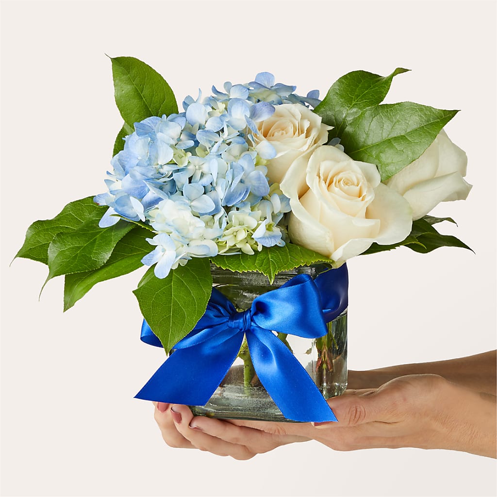 Sky Blue Delight Bouquet – New Rochelle Florist, New Rochelle NY