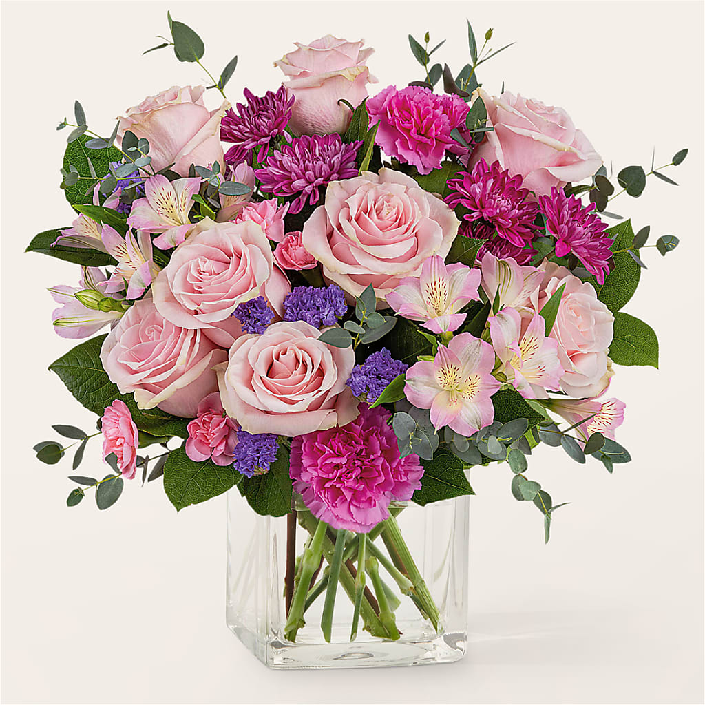 Rosy Radiance Bouquet – New Rochelle Florist, New Rochelle NY