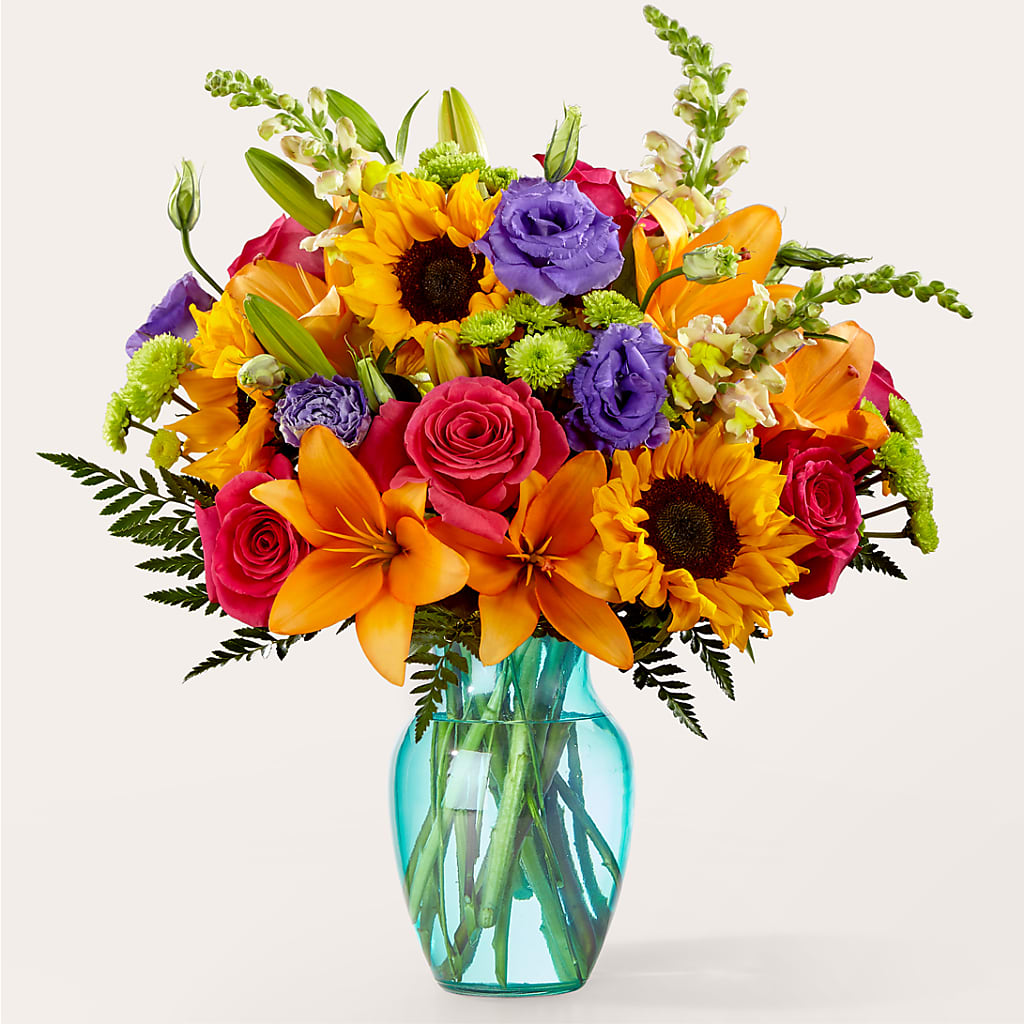 Double Rainbow Bouquet – New Rochelle Florist, New Rochelle NY