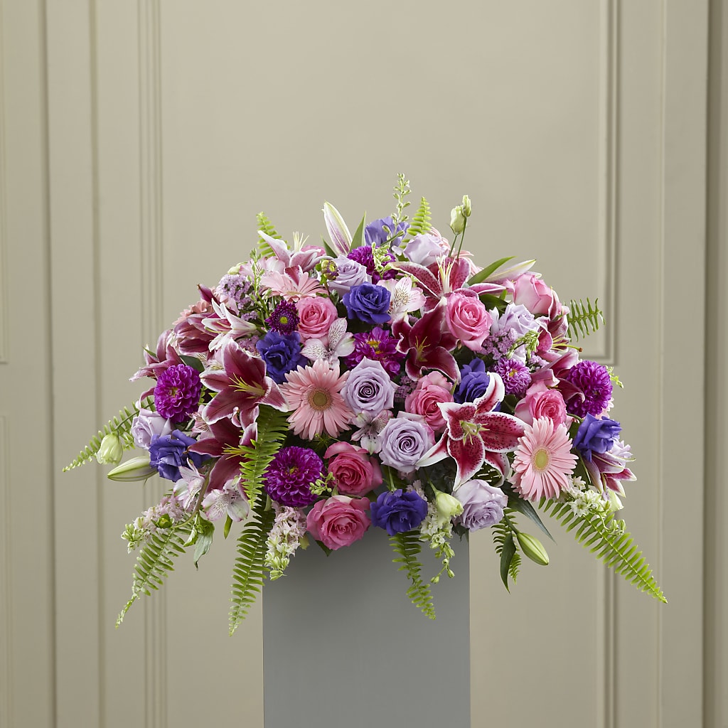 Fare Thee Well Pedestal – New Rochelle Florist, New Rochelle NY