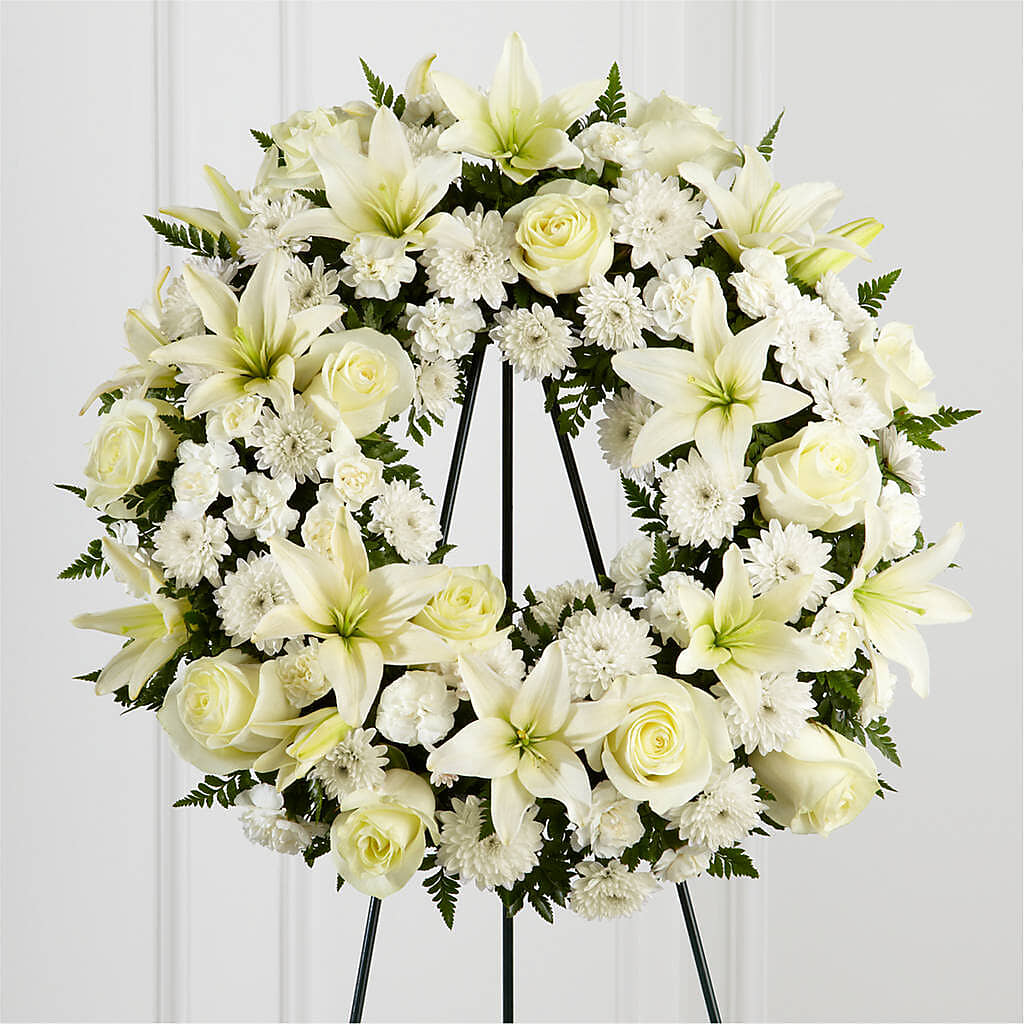 Treasured Tribute Wreath – New Rochelle Florist, New Rochelle NY