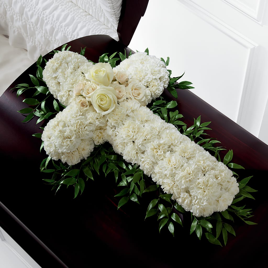 Peaceful Memories Casket Spray (Standard) – New Rochelle Florist, New Rochelle NY