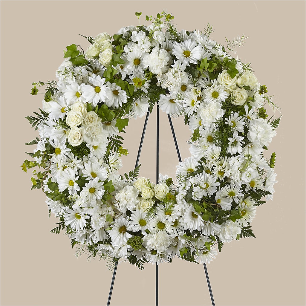 Faithful Wishes Wreath – New Rochelle Florist, New Rochelle NY