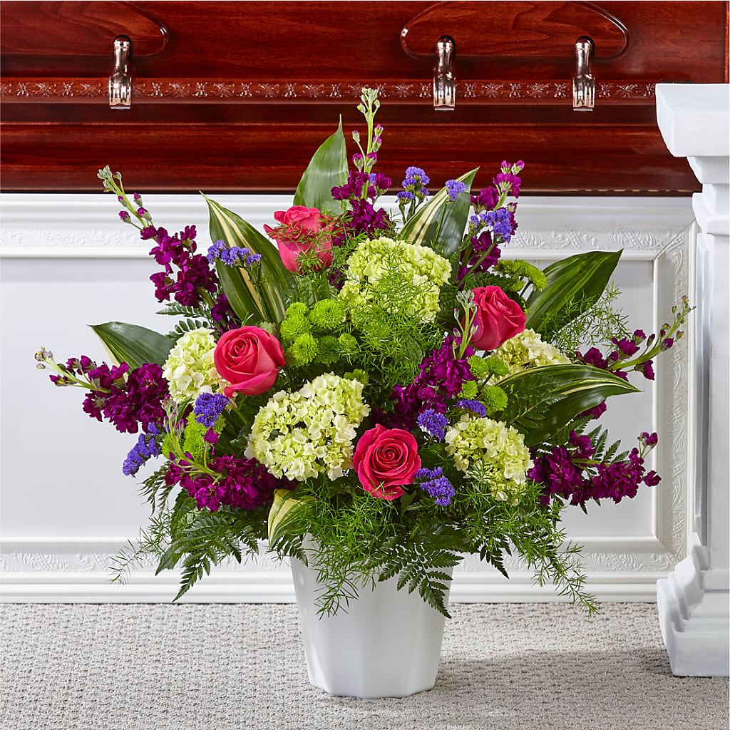 Beautiful Horizons Floor Basket – New Rochelle Florist, New Rochelle NY