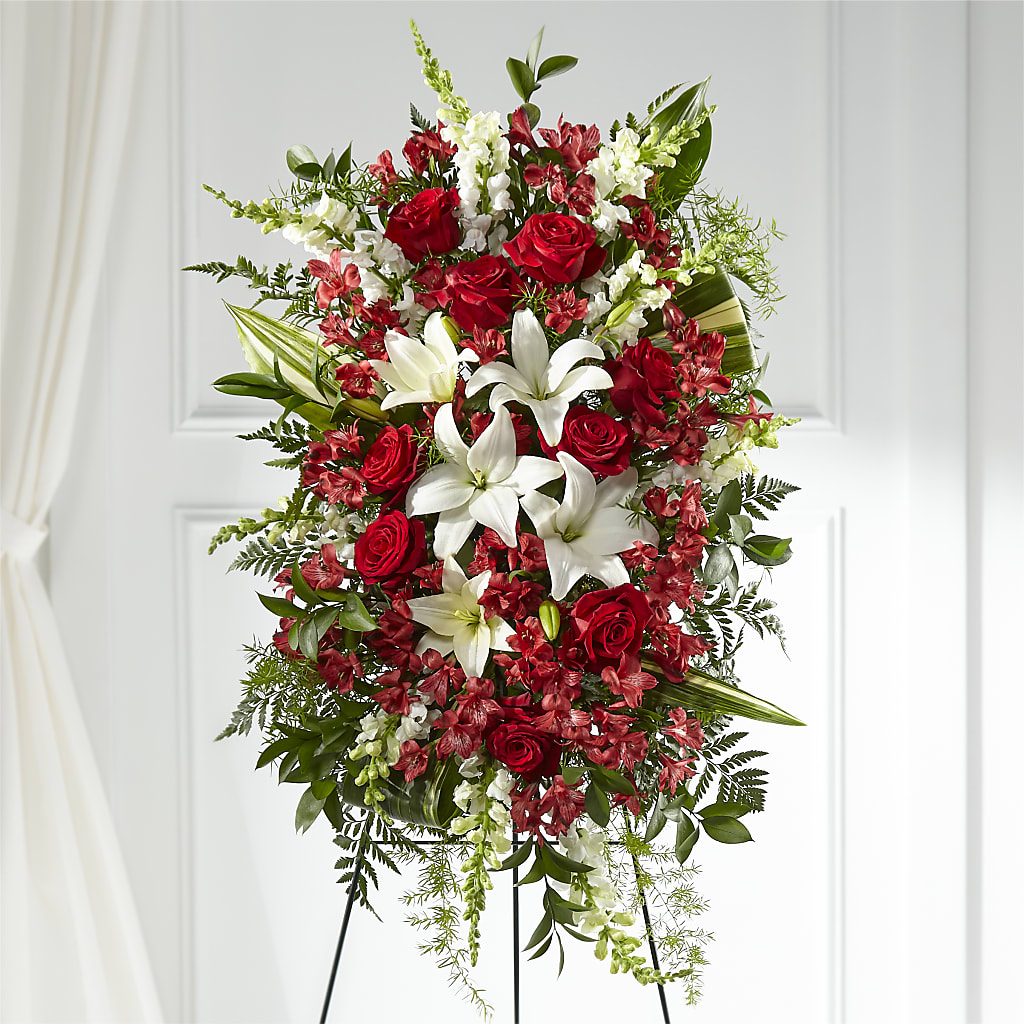 Everlasting Memory Standing Spray – New Rochelle Florist, New Rochelle NY