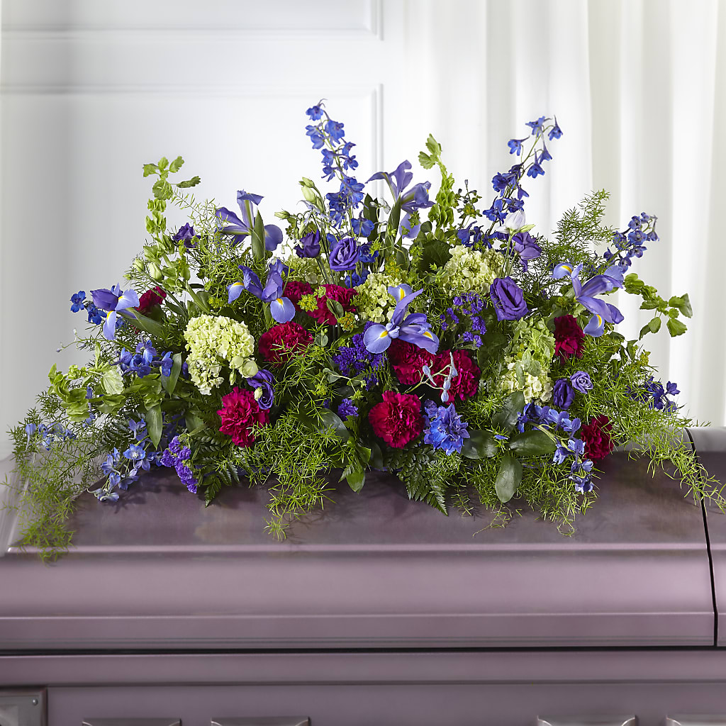 Always Treasured Casket Spray – New Rochelle Florist, New Rochelle NY