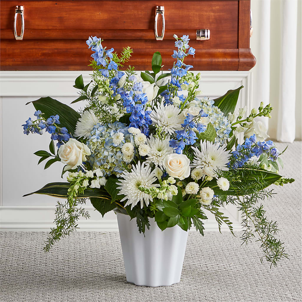Everlasting Memories Floor Basket – New Rochelle Florist, New Rochelle NY