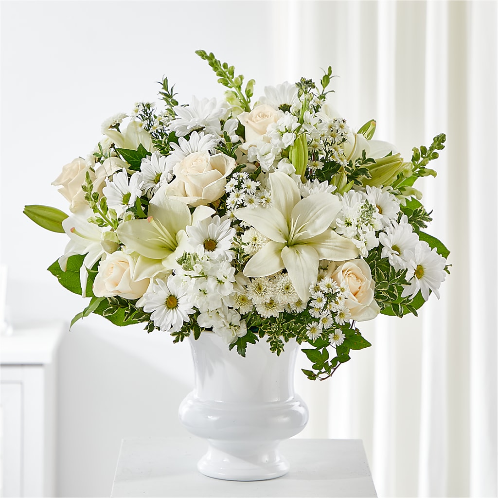 Uplifting Urn Arrangement – New Rochelle Florist, New Rochelle NY