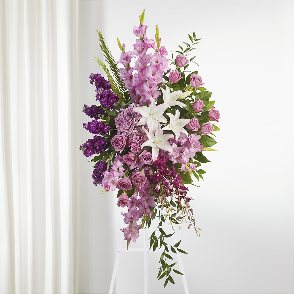 Never Alone Standing Spray – New Rochelle Florist, New Rochelle NY