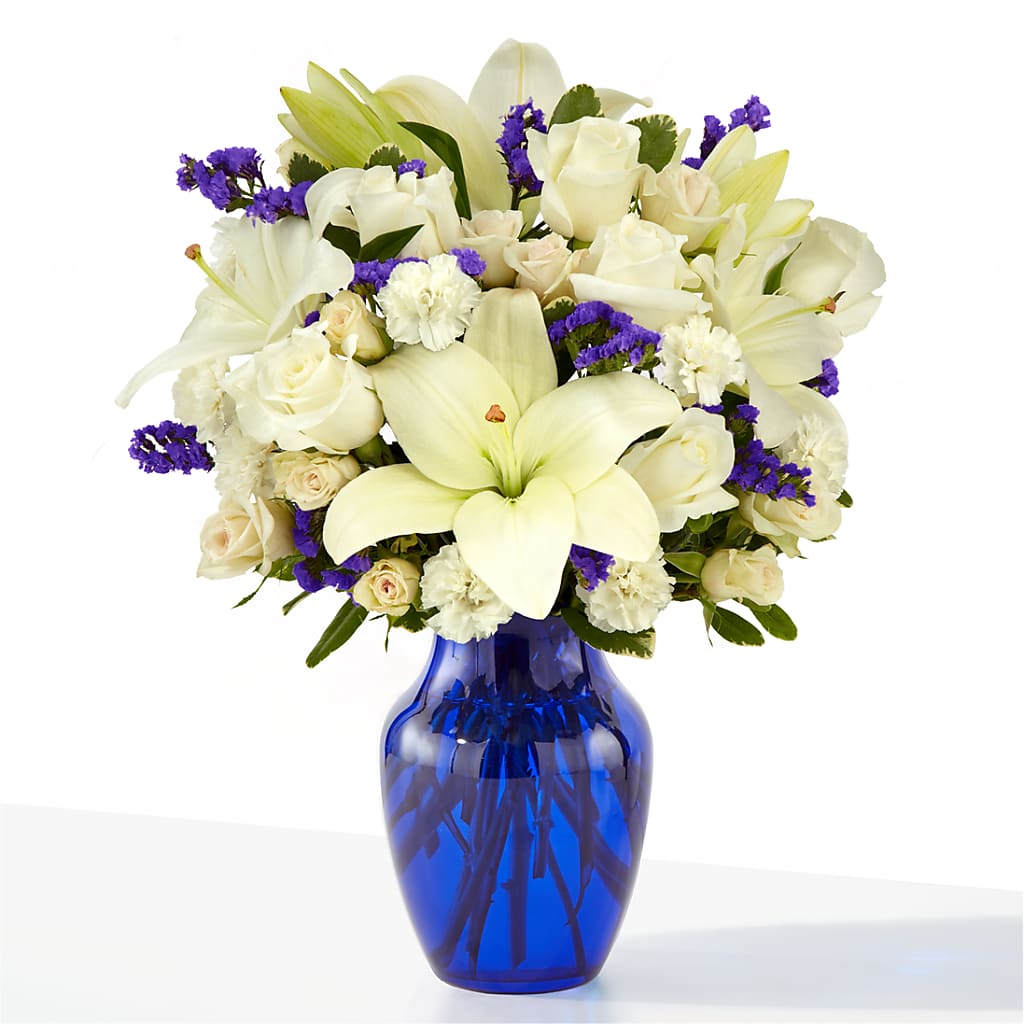 Sapphire Rush Bouquet – New Rochelle Florist, New Rochelle NY