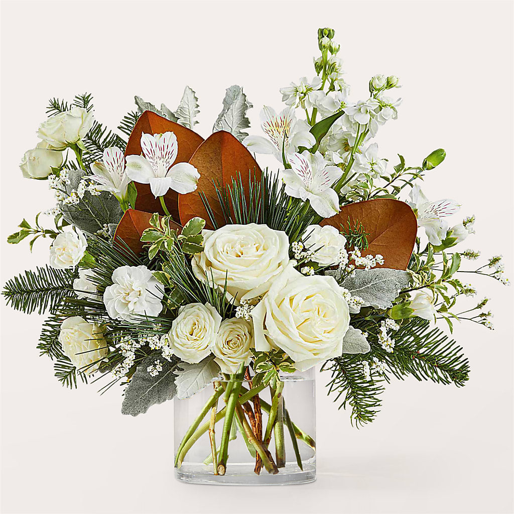 Fresh Snowfall Bouquet – New Rochelle Florist, New Rochelle NY