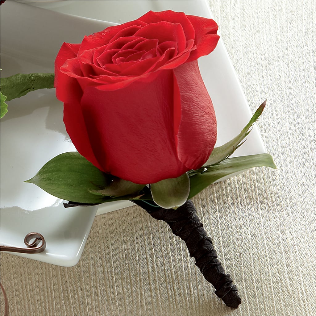 Red Rose Boutonniere – New Rochelle Florist, New Rochelle NY