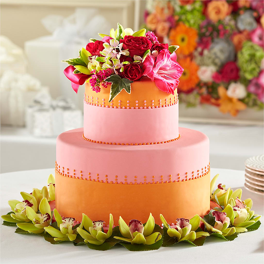 Sweet Citrus Cake Decor – New Rochelle Florist, New Rochelle NY