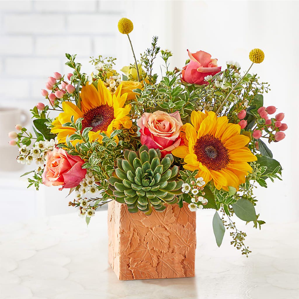 Sunflower Season Bouquet –  New Rochelle Florist, New Rochelle NY