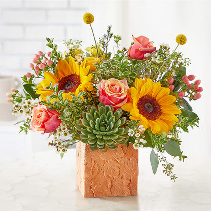 Sunflower Season Bouquet –  New Rochelle Florist, New Rochelle NY
