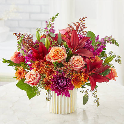 Burgundy Landscape Bouquet –  New Rochelle Florist, New Rochelle NY