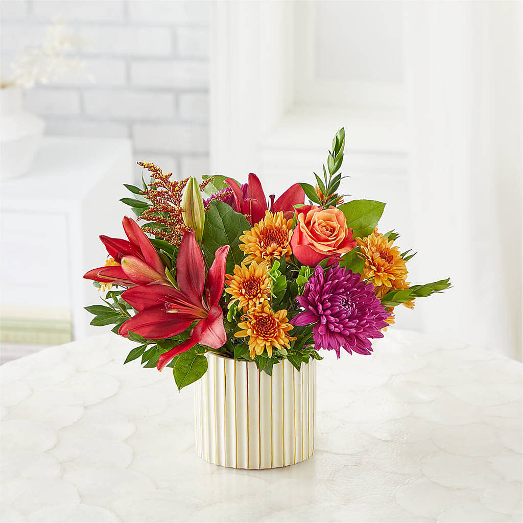 Burgundy Landscape Bouquet –  New Rochelle Florist, New Rochelle NY