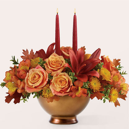 Harvest Table Centerpiece –  New Rochelle Florist, New Rochelle NY