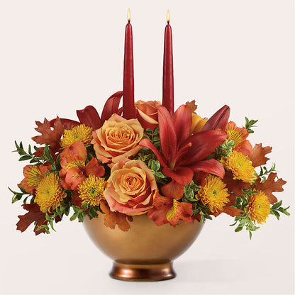 Harvest Table Centerpiece –  New Rochelle Florist, New Rochelle NY