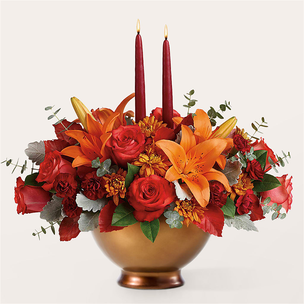 Fruits of Fall Centerpiece –  New Rochelle Florist, New Rochelle NY