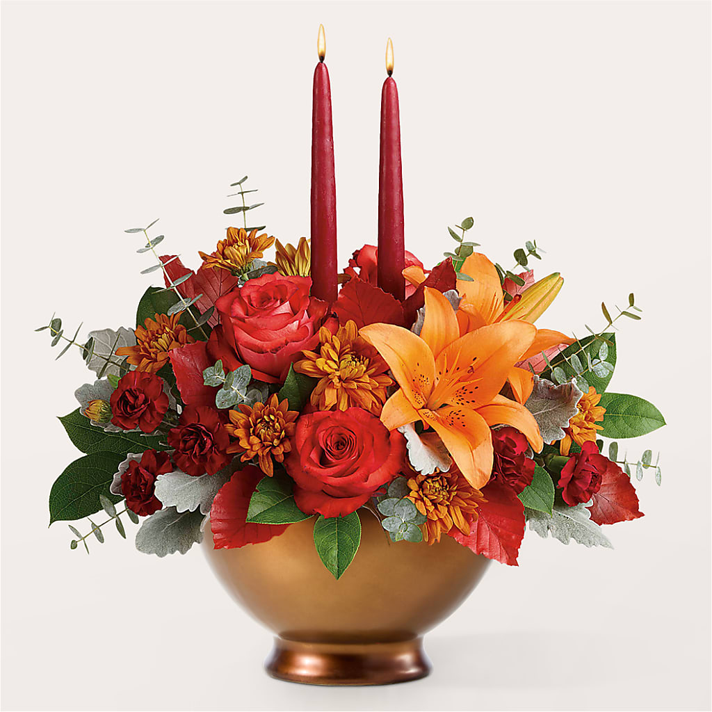 Fruits of Fall Centerpiece –  New Rochelle Florist, New Rochelle NY