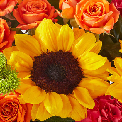 Sun-drenched Blooms Box Bouquet –  New Rochelle Florist, New Rochelle NY