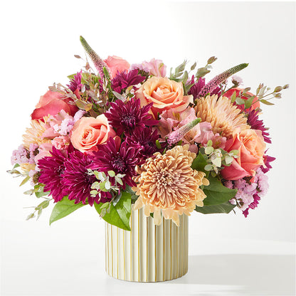 Berry Cobbler Bouquet with Ivory Vase –  New Rochelle Florist, New Rochelle NY