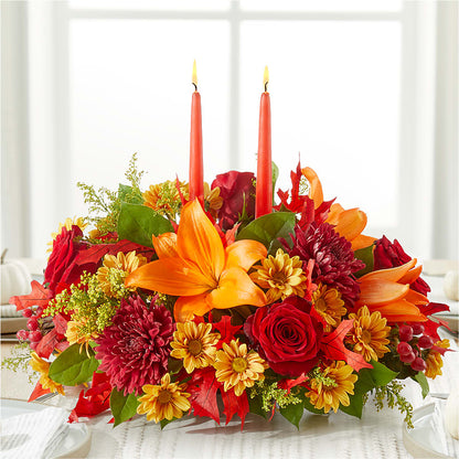 Autumn's Embrace Centerpiece –  New Rochelle Florist, New Rochelle NY