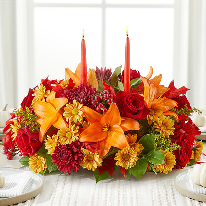 Autumn's Embrace Centerpiece –  New Rochelle Florist, New Rochelle NY